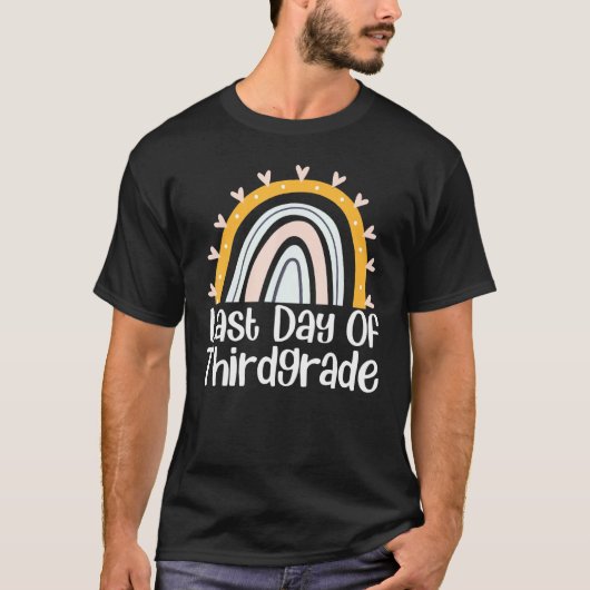 Laatste dag van de derde graadregenboogluipaard te t-shirt (Voorkant)