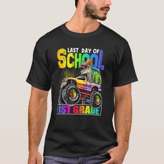 Laatste dag van de eerste graad van de school t-shirt (Voorkant)