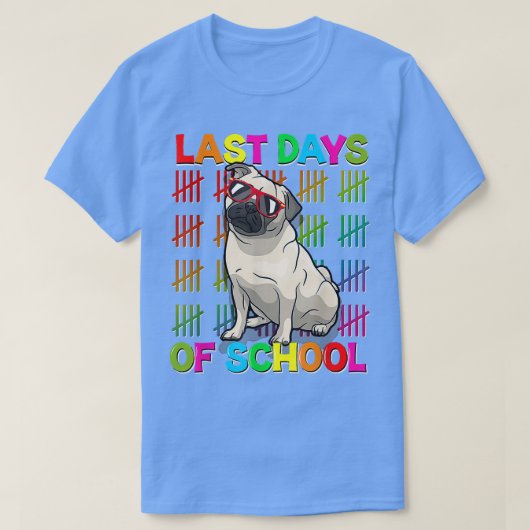 Laatste dag van de Hondenliefhebber van de Schuif T-shirt (Design voorkant)