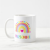 Laatste dag van de kleuterschool Rainbow Afstudere Koffiemok (Links)