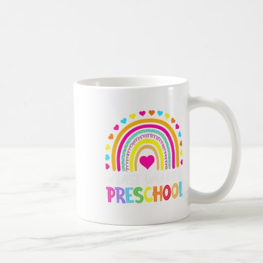 Laatste dag van de kleuterschool Rainbow Afstudere Koffiemok (Rechts)