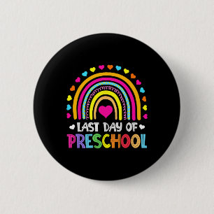 Laatste dag van de kleuterschool Rainbow Afstudere Ronde Button 5,7 Cm