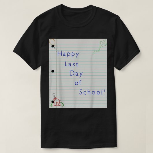 Laatste dag van de ondertekening van Kinderen op s T-shirt (Design voorkant)