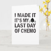 Laatste dag van de overleving door chemokarcinoom  kaart (Gele Bloem)