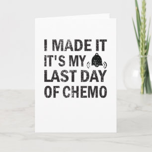 Laatste dag van de overleving door chemokarcinoom  kaart