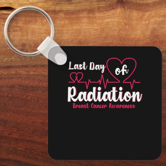 Laatste dag van de Radiatie Sleutelhanger (Voorkant)