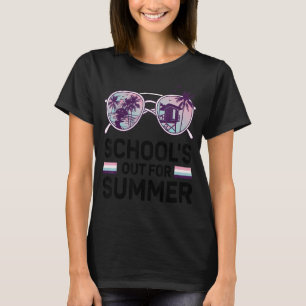 Laatste dag van de scholen in het leerlingwezen v t-shirt