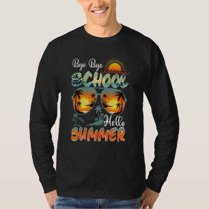 Laatste dag van de school Hallo zomerleraar S T-shirt