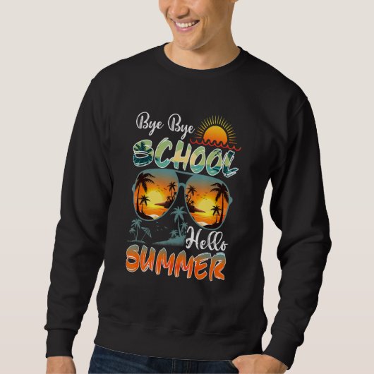 Laatste dag van de school Hallo zomerleraar S Trui (Voorkant)