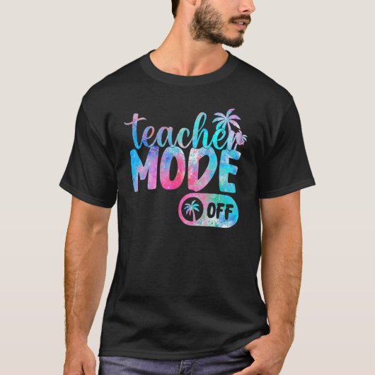 Laatste dag van de school leraar mode uit Docent T-shirt (Voorkant)