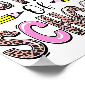 Laatste dag van de school Luipaard leraar Student  Poster (Hoek)