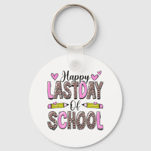 Laatste dag van de school Luipaard leraar Student  Sleutelhanger