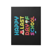 Laatste dag van de school notitieblok (Linkerzijde)