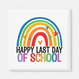 Laatste dag van de school Rainbow Leraar Student E Magneet