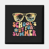 Laatste dag van de school Retro leraar school # 39 Magneet (Voorkant)