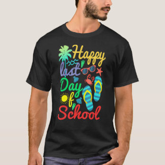 Laatste dag van de school voor docenten, secretari t-shirt