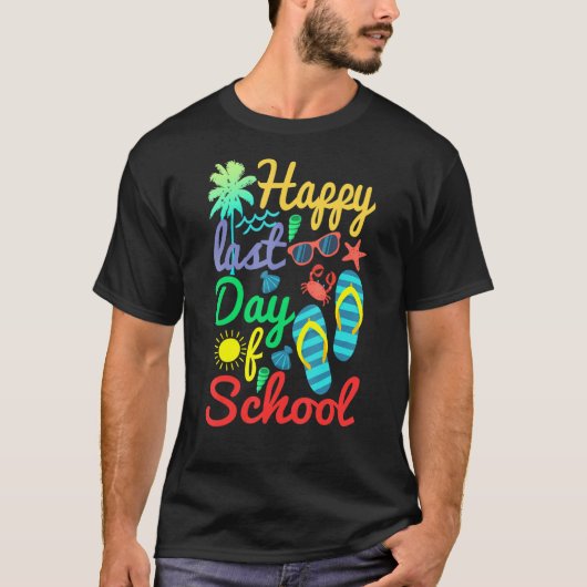 Laatste dag van de school voor docenten, secretari t-shirt (Voorkant)