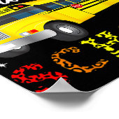 Laatste dag van de schoolbus chauffeur van de plic poster (Hoek)