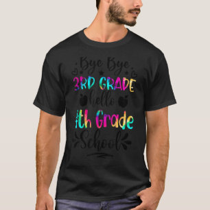 Laatste dag van de schooldag, dag van de derde kla t-shirt