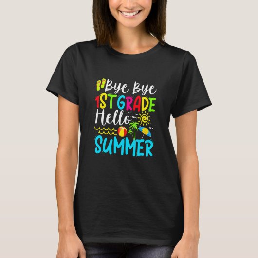 Laatste dag van de schooldag, dag van de eerste kl t-shirt (Voorkant)