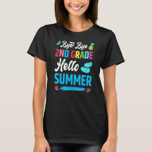 Laatste dag van de schooldag, dag van de tweede kl t-shirt