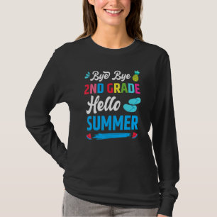 Laatste dag van de schooldag, dag van de tweede kl t-shirt