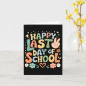 Laatste dag van de schoollerarenstudent Afstuderen Kaart (Gele Bloem)
