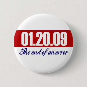 Laatste dag van de struik: Het einde van een fout. Ronde Button 5,7 Cm