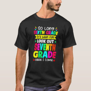 Laatste dag van de zesde graad t-shirt