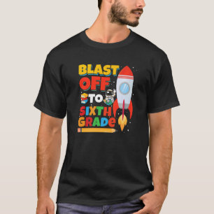 Laatste dag van de zesde Raketschaal T-shirt