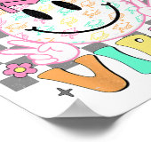 Laatste dag van Elementary Afstuderen Meisjes Haar Poster (Hoek)