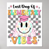 Laatste dag van Elementary Afstuderen Meisjes Haar Poster (Voorkant)