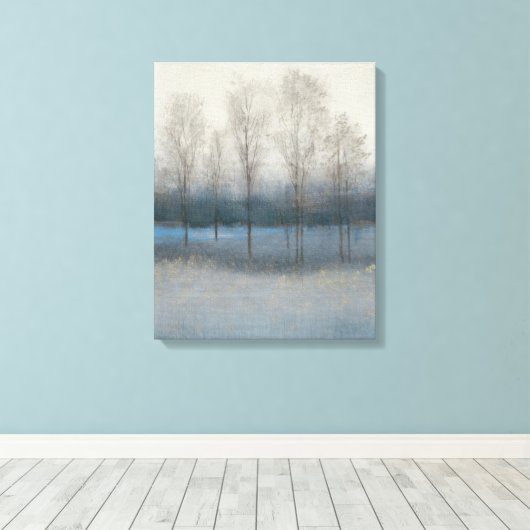 Laatste dag van Herfst Canvas Afdruk (Insitu (Houten vloer))