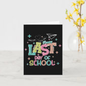 Laatste dag van het Afstuderen op school we out zo Kaart (Gele Bloem)