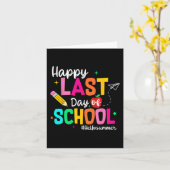 Laatste dag van het Afstuderen van de leerkracht Kaart (Gele Bloem)