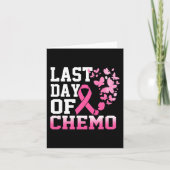 Laatste dag van het chemoroze borstkankerbewustzij kaart (Voorkant)