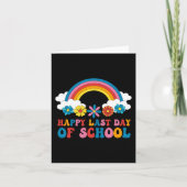 Laatste dag van het Kinder schoollerarenAfstuderen Kaart (Voorkant)