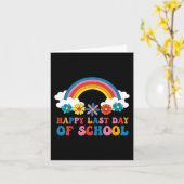 Laatste dag van het Kinder schoollerarenAfstuderen Kaart (Gele Bloem)