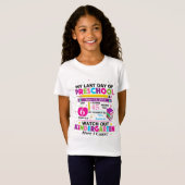 Laatste dag van het Kinder T-shirt voor de kleuter (Voorkant volledig)