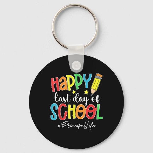 Laatste dag van het schoolhoofd leven einde van he sleutelhanger (Voorkant)