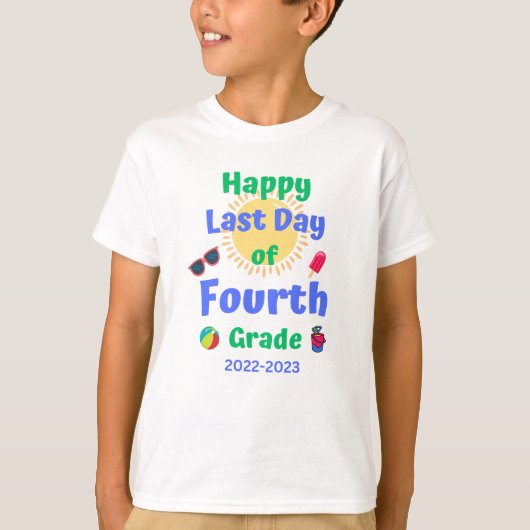 Laatste dag van het Shirt van de vierde graads aut (Voorkant)