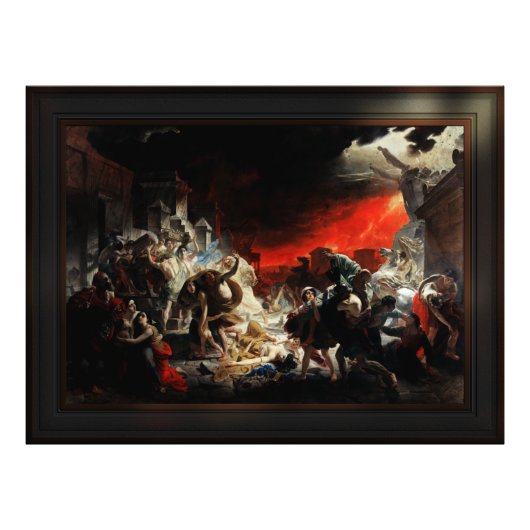 Laatste dag van Pompeii door Karl Bryullov klassie Foto Afdruk (Voorkant)