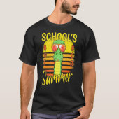Laatste dag van scholen uit voor zomervakantie sla t-shirt (Voorkant)