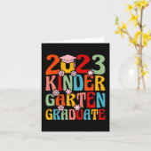 Laatste dag van school 2023 Afstuderen Kaart (Gele Bloem)