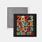 Laatste dag van school 2023 Afstuderen Magneet (Voorkant / Achterkant)