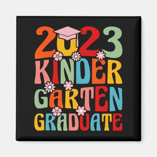 Laatste dag van school 2023 Afstuderen Magneet (Voorkant)