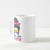 Laatste dag van school leraar Aide Off Duty Messy Koffiemok (Voorkant links)