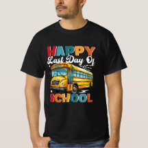 Laatste dag van school shirt voor buschauffeurs