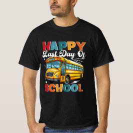 Laatste dag van school shirt voor buschauffeurs