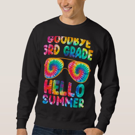 Laatste dag van schoolafscheid 3e klas Hallo zomer Trui (Voorkant)